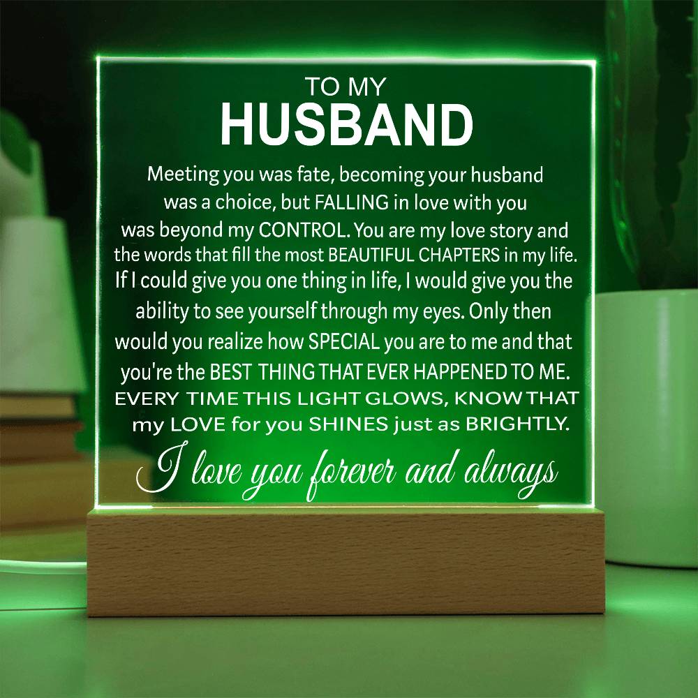 To My Husband - Acrylic Gift Set - LM003