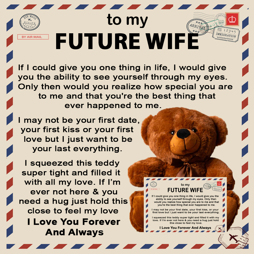 To My Future Wife - Teddy Bear Gift Set - LM004