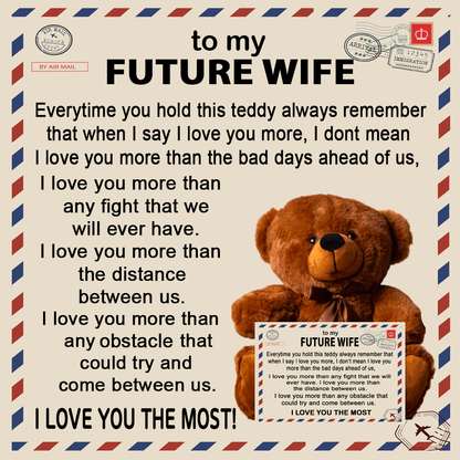 To My Future Wife - Teddy Bear Gift Set - LM002