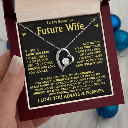 To My Future Wife - Forever Heart Necklace Gift Set - LM004