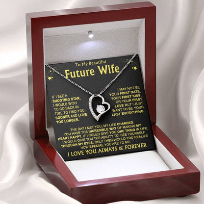 To My Future Wife - Forever Heart Necklace Gift Set - LM004