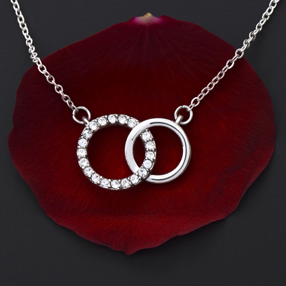 To My Granddaughter - Perfect Pair Necklace Gift - LM001