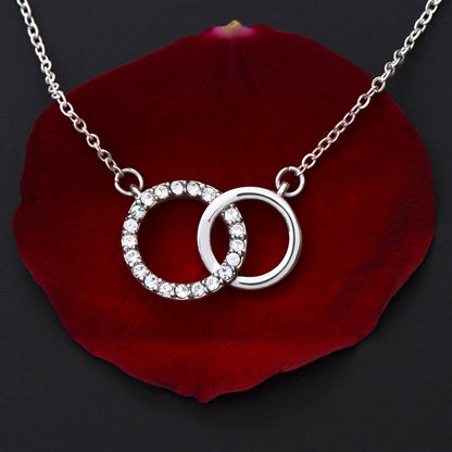 To My Granddaughter - Perfect Pair Necklace Gift - LM001