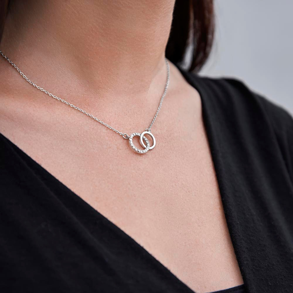 To My Granddaughter - Perfect Pair Necklace Gift - LM001