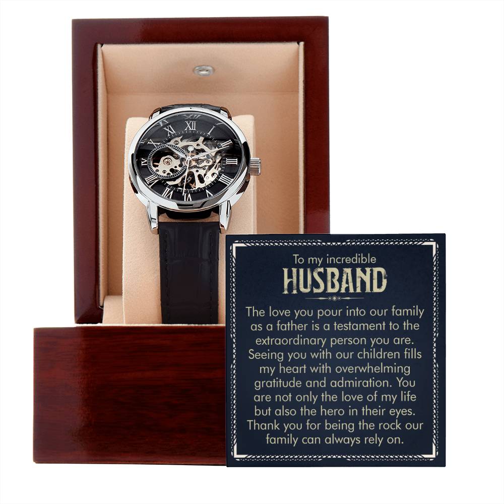 To My Husband - A Modern Timepiece