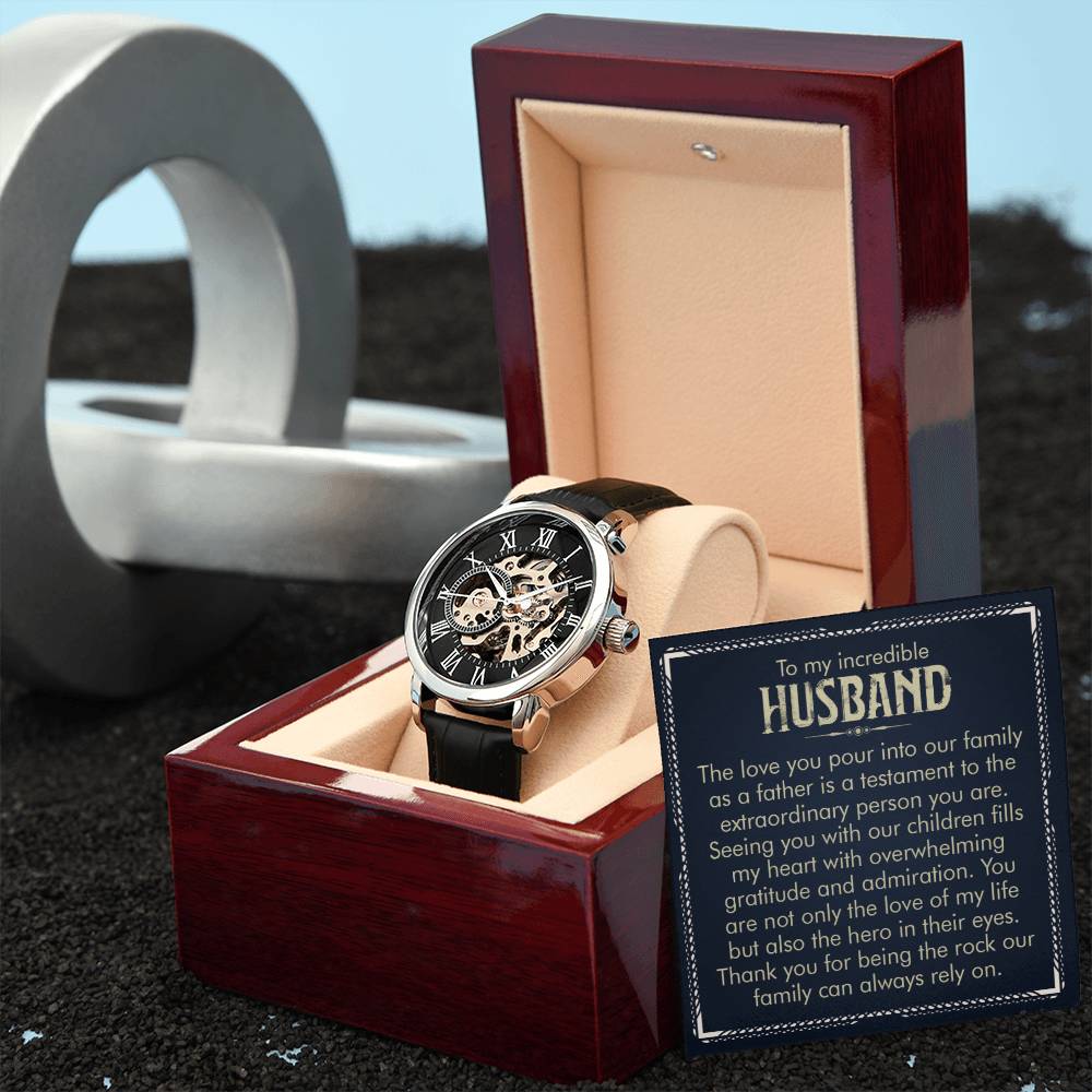 To My Husband - A Modern Timepiece