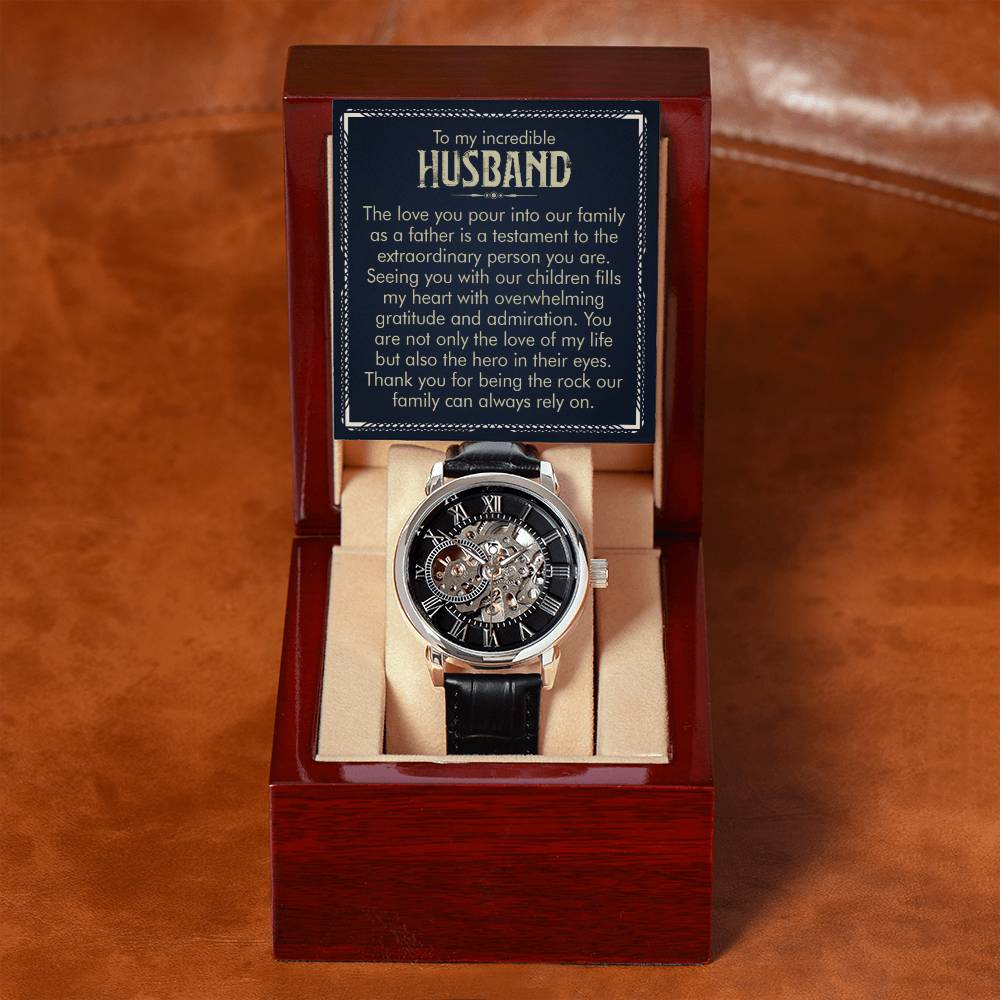 To My Husband - A Modern Timepiece