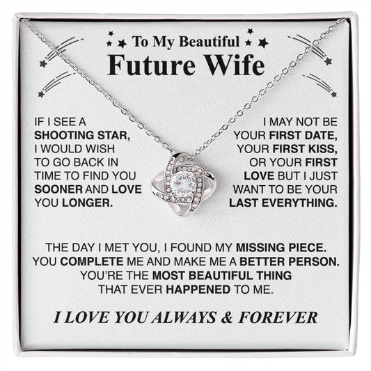 To My Future Wife - Love Knot Gift Set Necklace - LM002