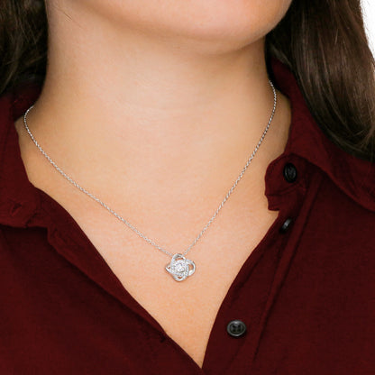 To My Wife - Love Knot Necklace Gift Set - LM017