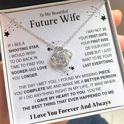 To My Future Wife - Love Knot Gift Set Necklace - LM004