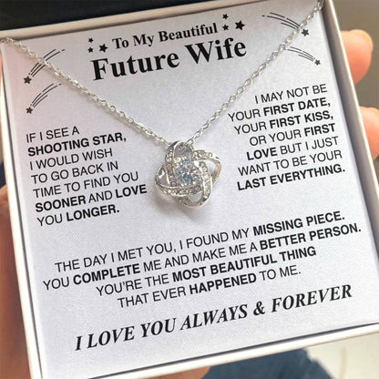 To My Future Wife - Love Knot Gift Set Necklace - LM002