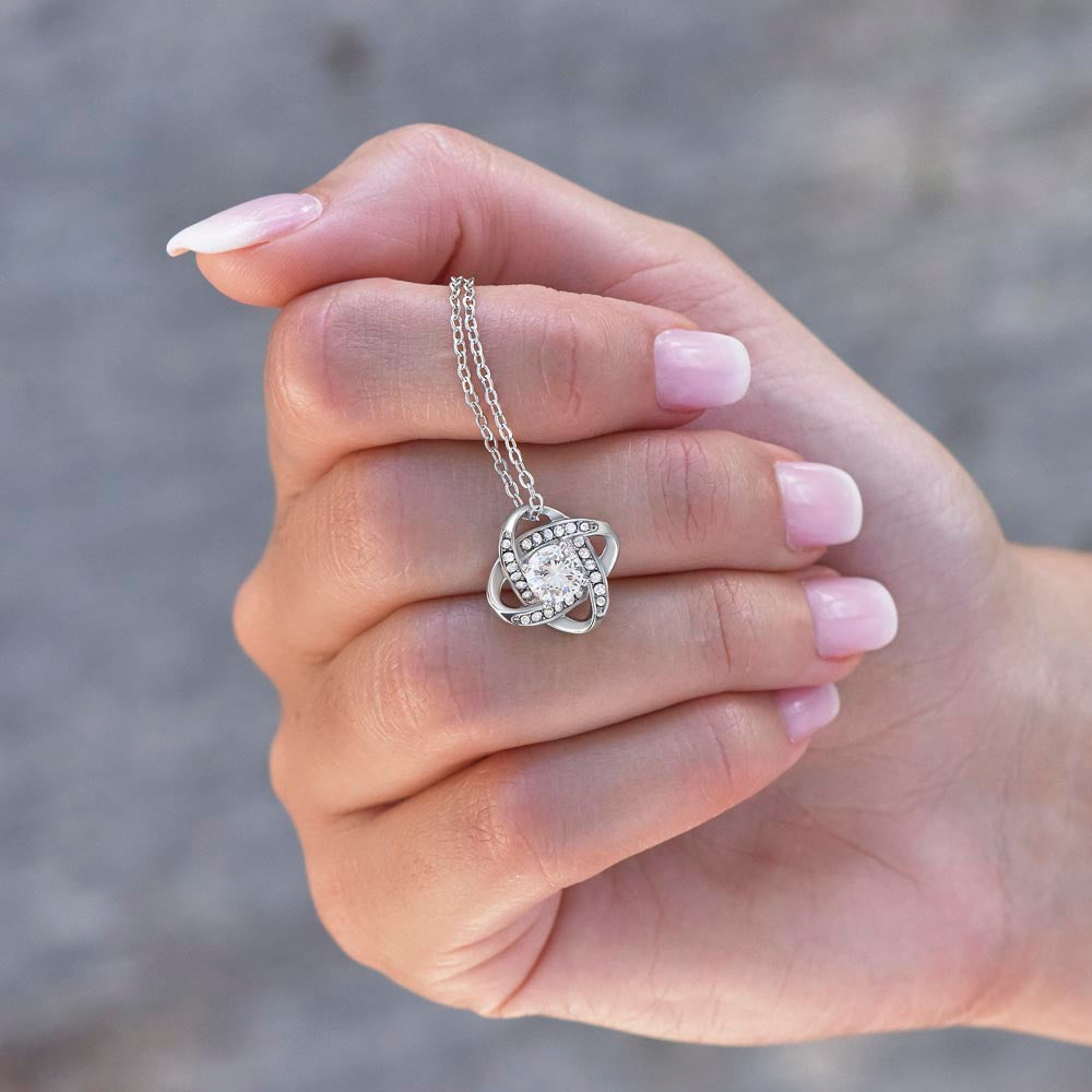 To My Wife - Love Knot Necklace Gift Set - LM017