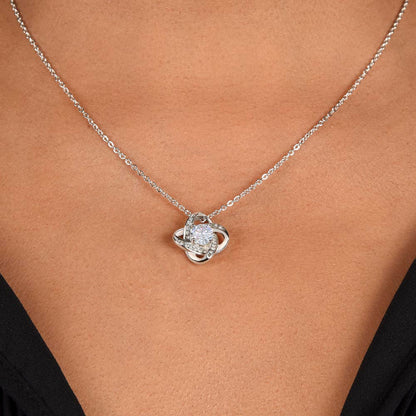 To My Smokin' Hot Wife - Love Knot Necklace Gift Set - LM001