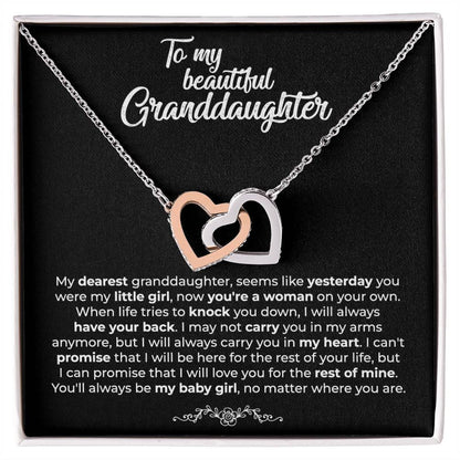 To My Granddaughter - Interlocking Hearts Gift Set - LM003