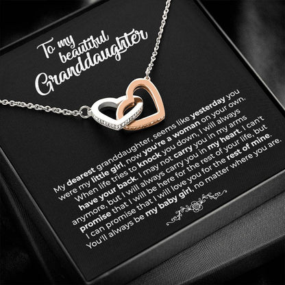 To My Granddaughter - Interlocking Hearts Gift Set - LM003