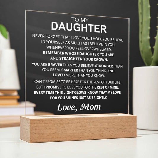 To My Daughter - Acrylic Gift Set - LM005