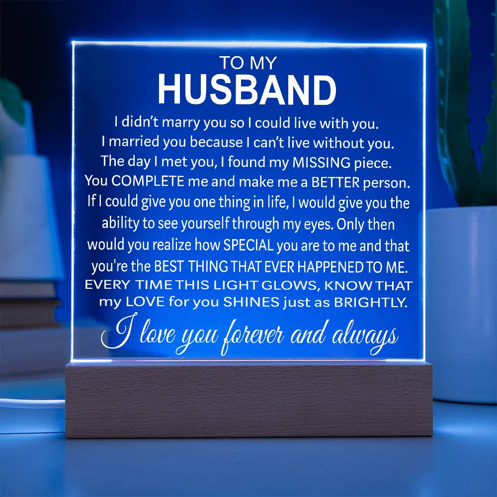 To My Husband - Acrylic Gift Set - LM002