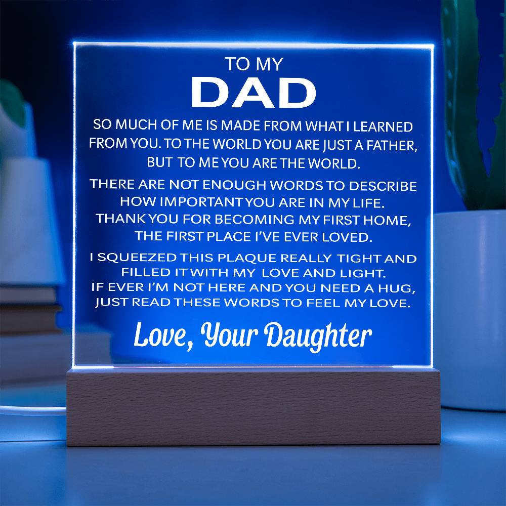 To My Dad - Acrylic Gift Set - LM005