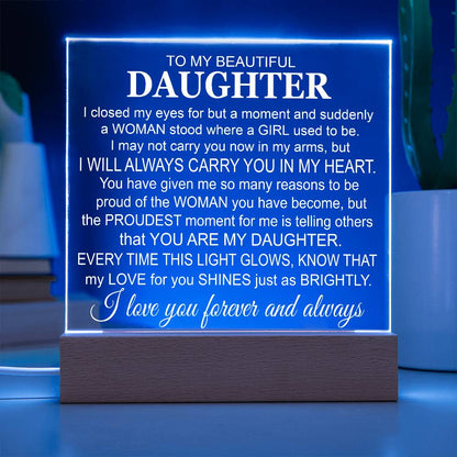 To My Daughter - Acrylic Gift Set - LM006