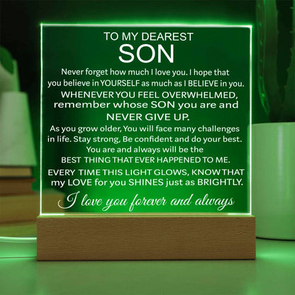 To My Son - Acrylic Gift Set - LM002