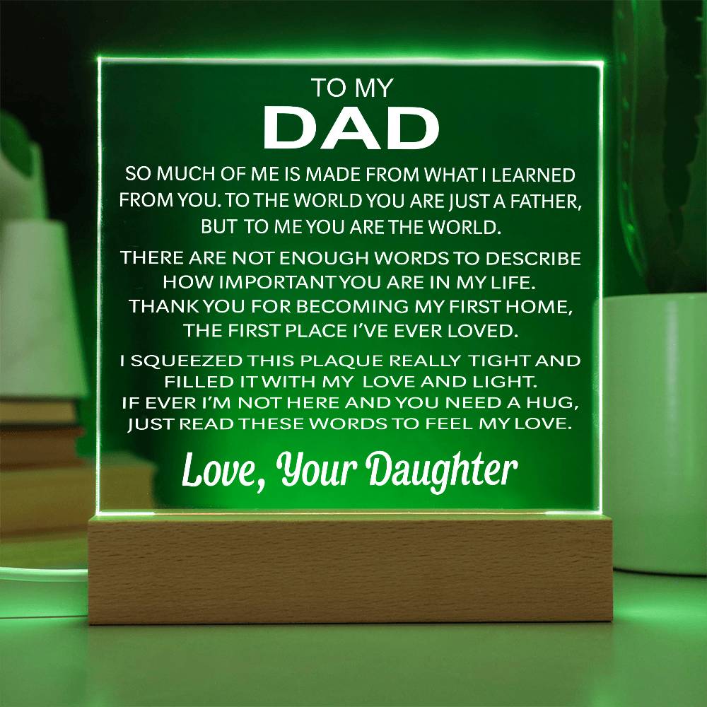 To My Dad - Acrylic Gift Set - LM005