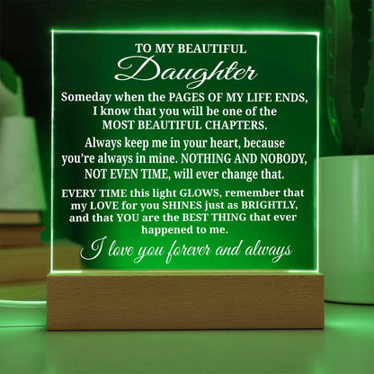 To My Daughter - Acrylic Gift Set - LM009