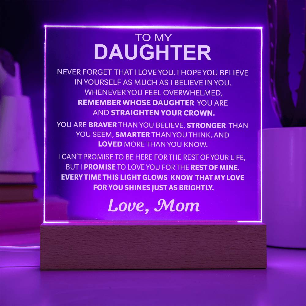 To My Daughter - Acrylic Gift Set - LM005