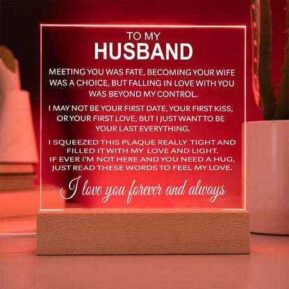 To My Husband - Acrylic Gift Set - LM006