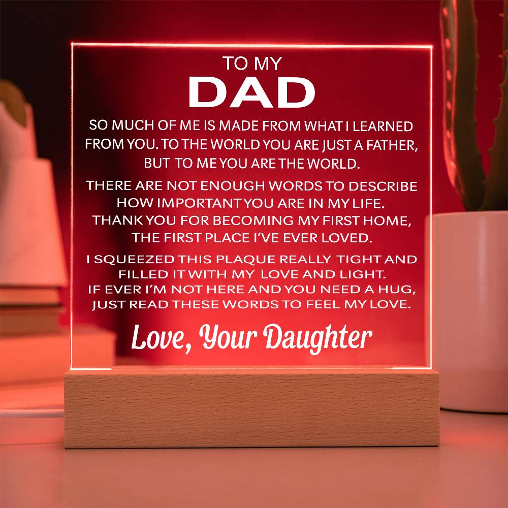 To My Dad - Acrylic Gift Set - LM005