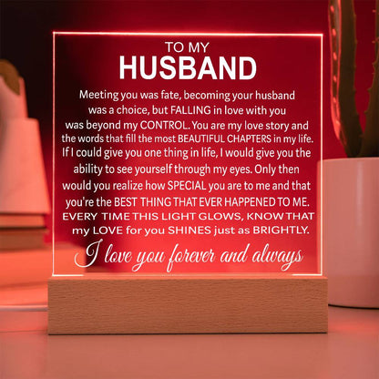 To My Husband - Acrylic Gift Set - LM003