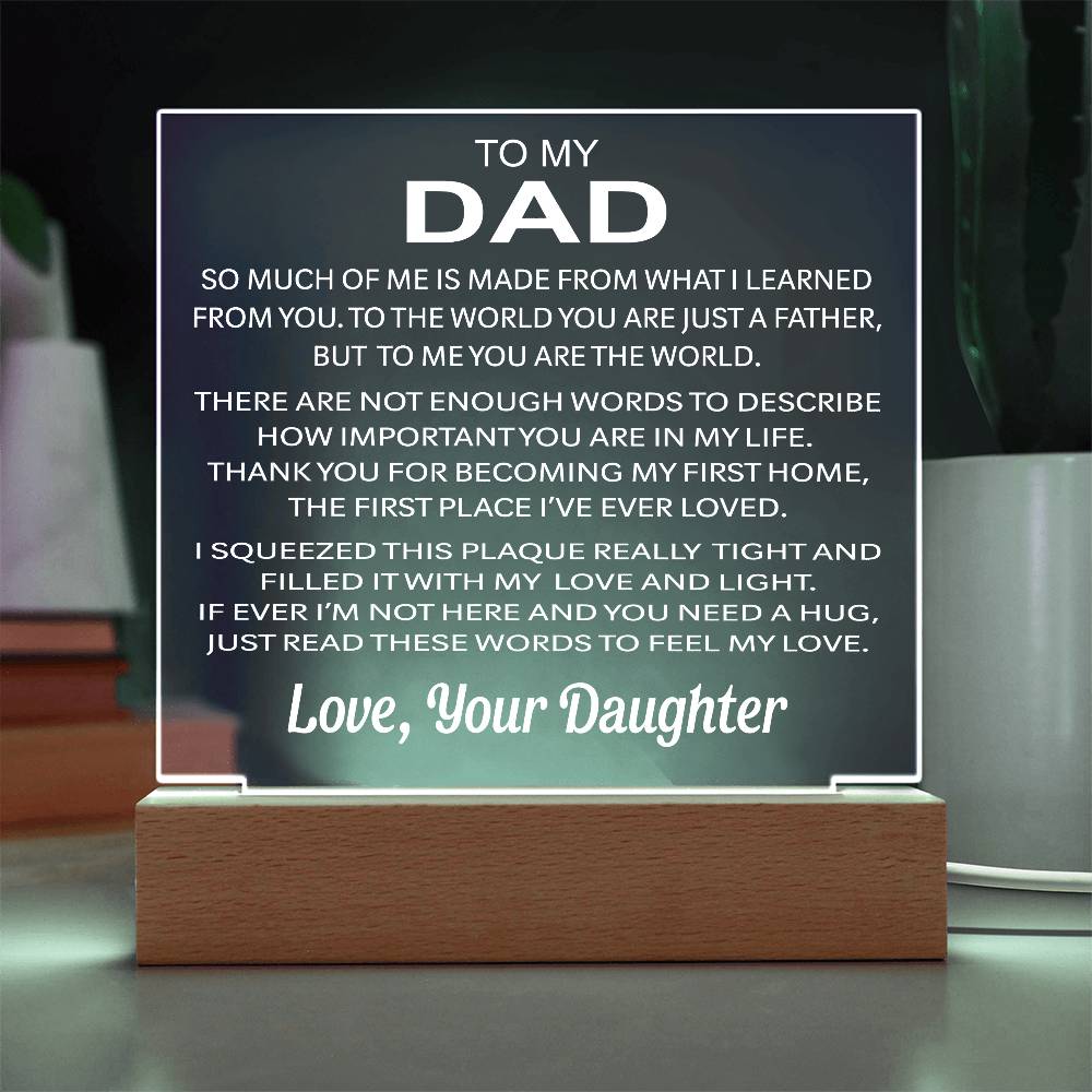 To My Dad - Acrylic Gift Set - LM005