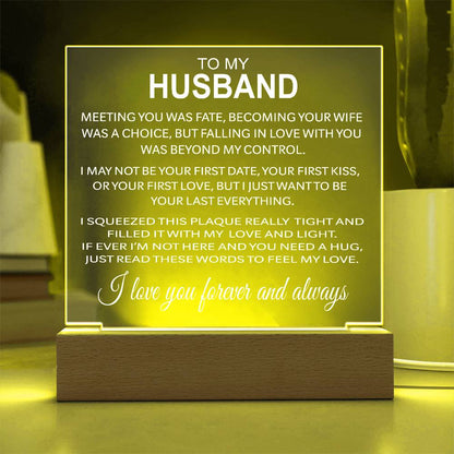 To My Husband - Acrylic Gift Set - LM006