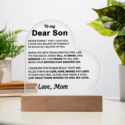 To My Son - Acrylic Gift Set - LM005