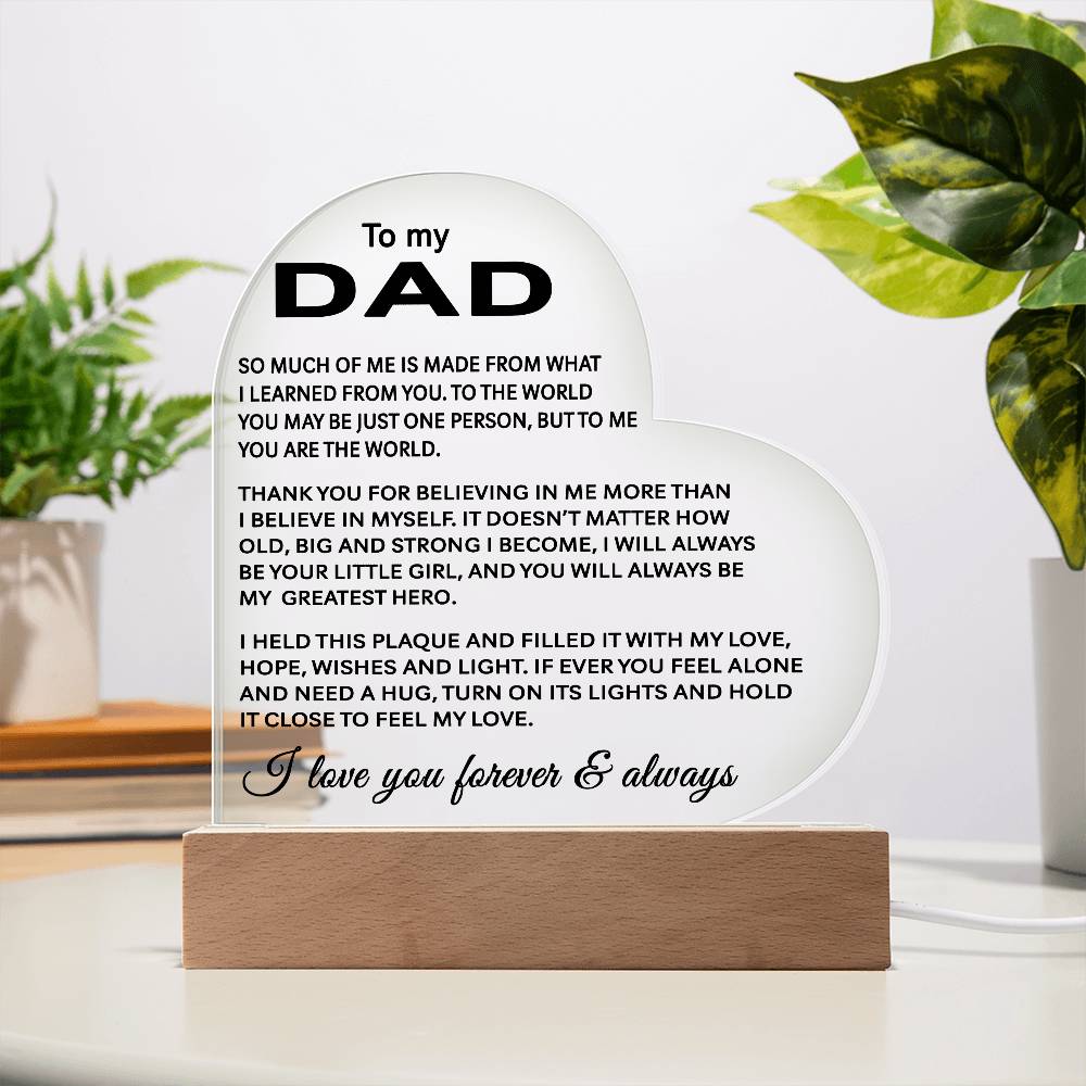 To My Dad - Acrylic Gift Set - LM002