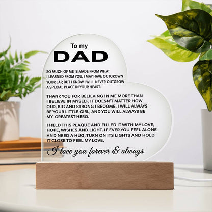 To My Dad - Acrylic Gift Set - LM001