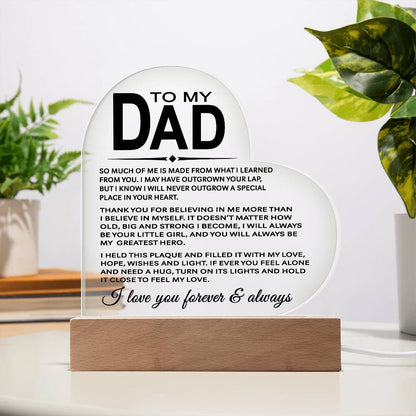 To My Dad - Acrylic Gift Set - LM003