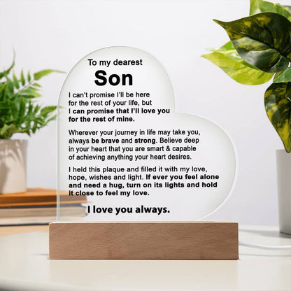 To My Son - Acrylic Gift Set - LM001