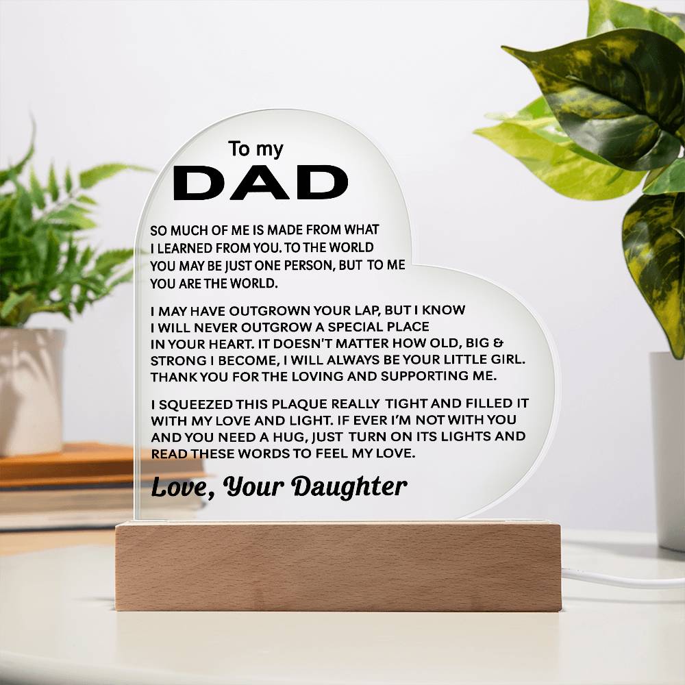 To My Dad - Acrylic Gift Set - LM004