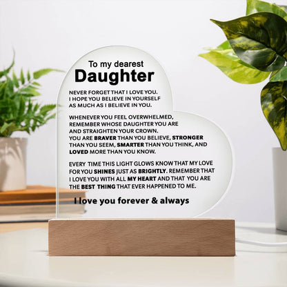 To My Daughter - Acrylic Gift Set - LM003