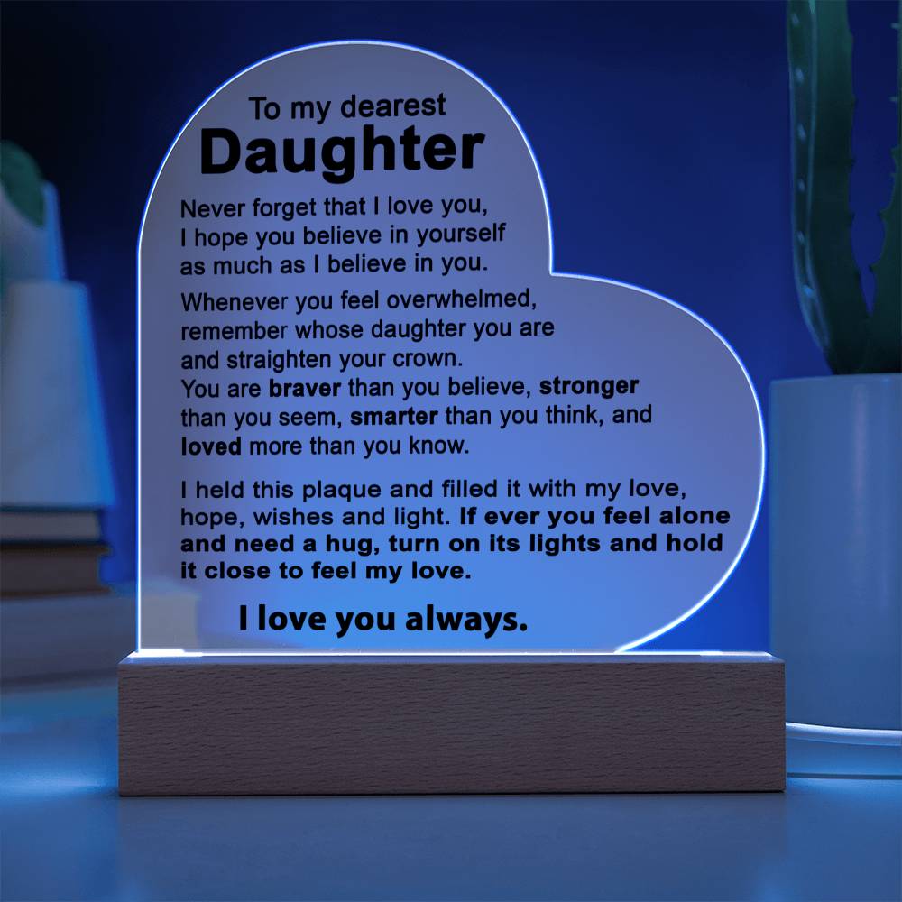 To My Daughter - Acrylic Gift Set - LM002