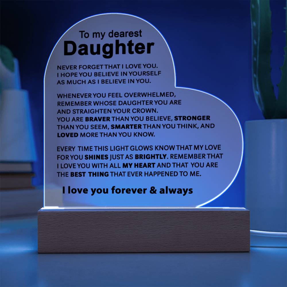 To My Daughter - Acrylic Gift Set - LM003