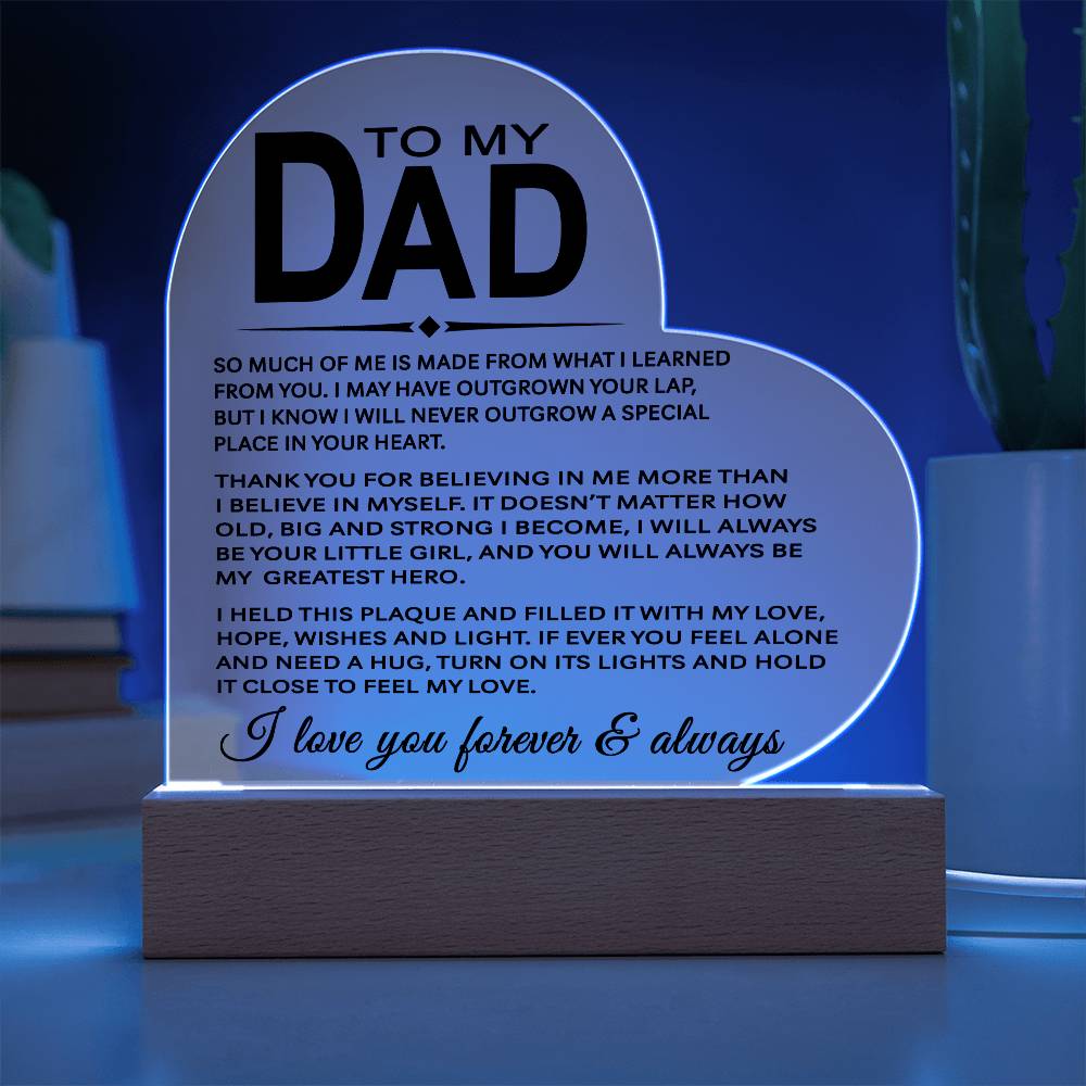 To My Dad - Acrylic Gift Set - LM003