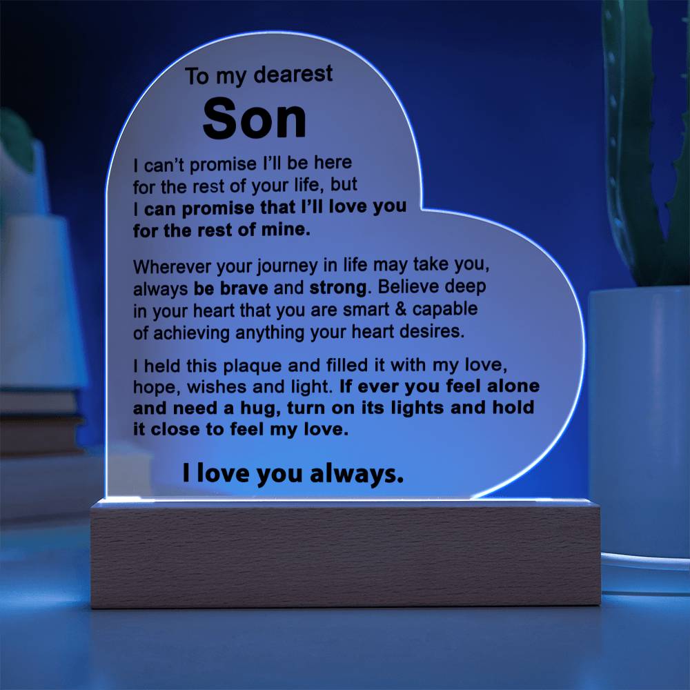 To My Son - Acrylic Gift Set - LM001