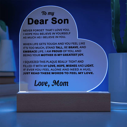 To My Son - Acrylic Gift Set - LM005