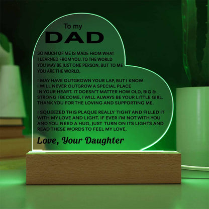 To My Dad - Acrylic Gift Set - LM004