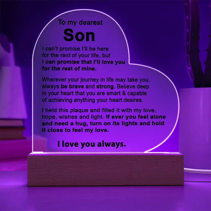 To My Son - Acrylic Gift Set - LM001