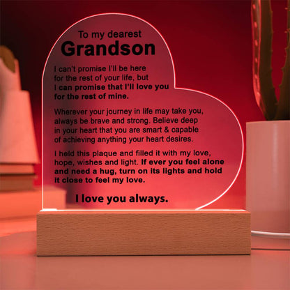 To My Grandson - Acrylic Gift Set - LM001