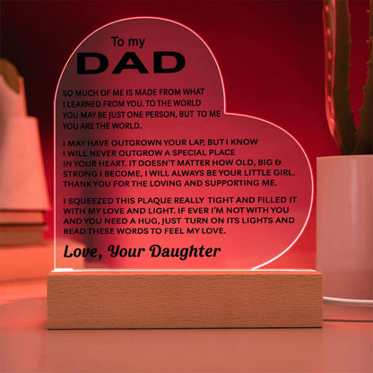 To My Dad - Acrylic Gift Set - LM004