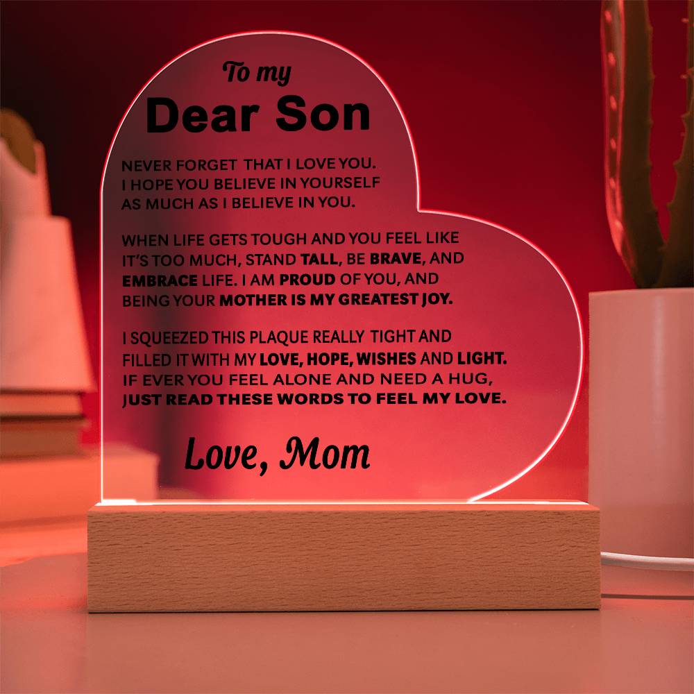 To My Son - Acrylic Gift Set - LM005