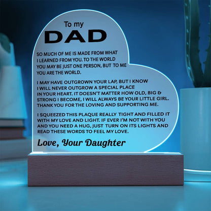 To My Dad - Acrylic Gift Set - LM004